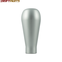 Aluminium Long Silver Knob