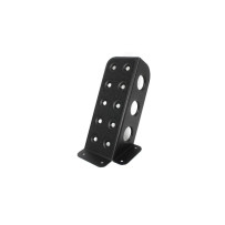 Pedana poggiapiede inox universale con grip