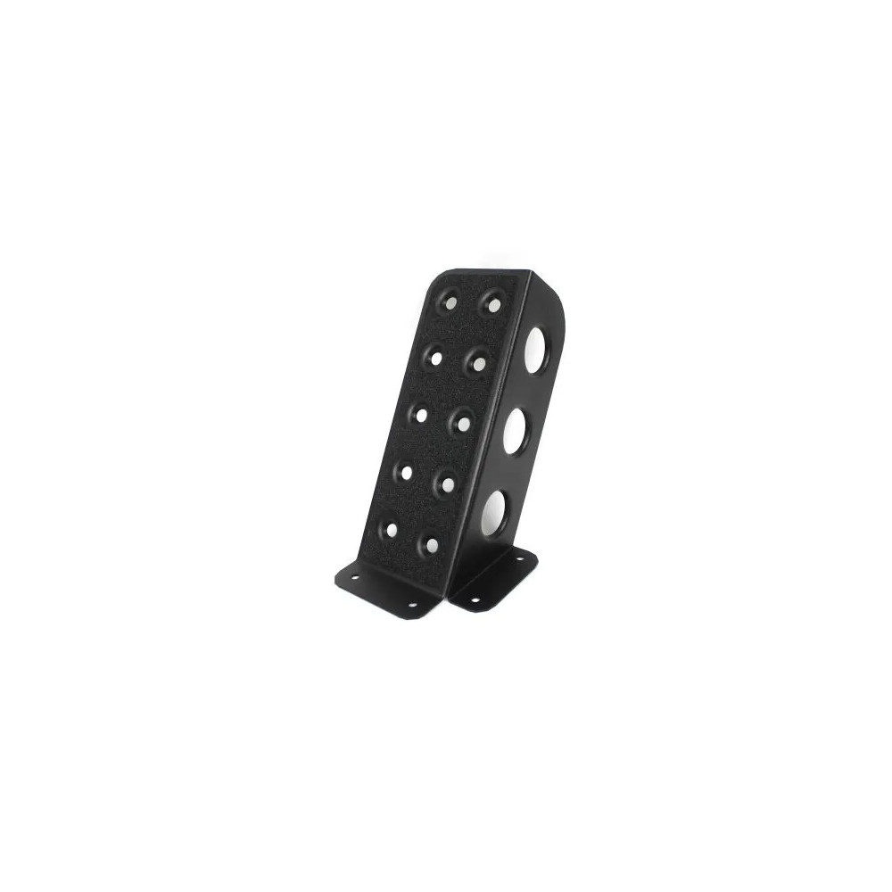 Pedana poggiapiede inox universale con grip