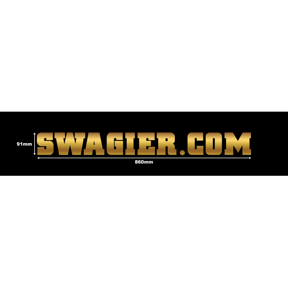 Adesivo SWAGIER oro 86x9,1 cm