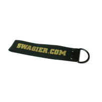 Laccetto corto SWAGIER nero portachiavi