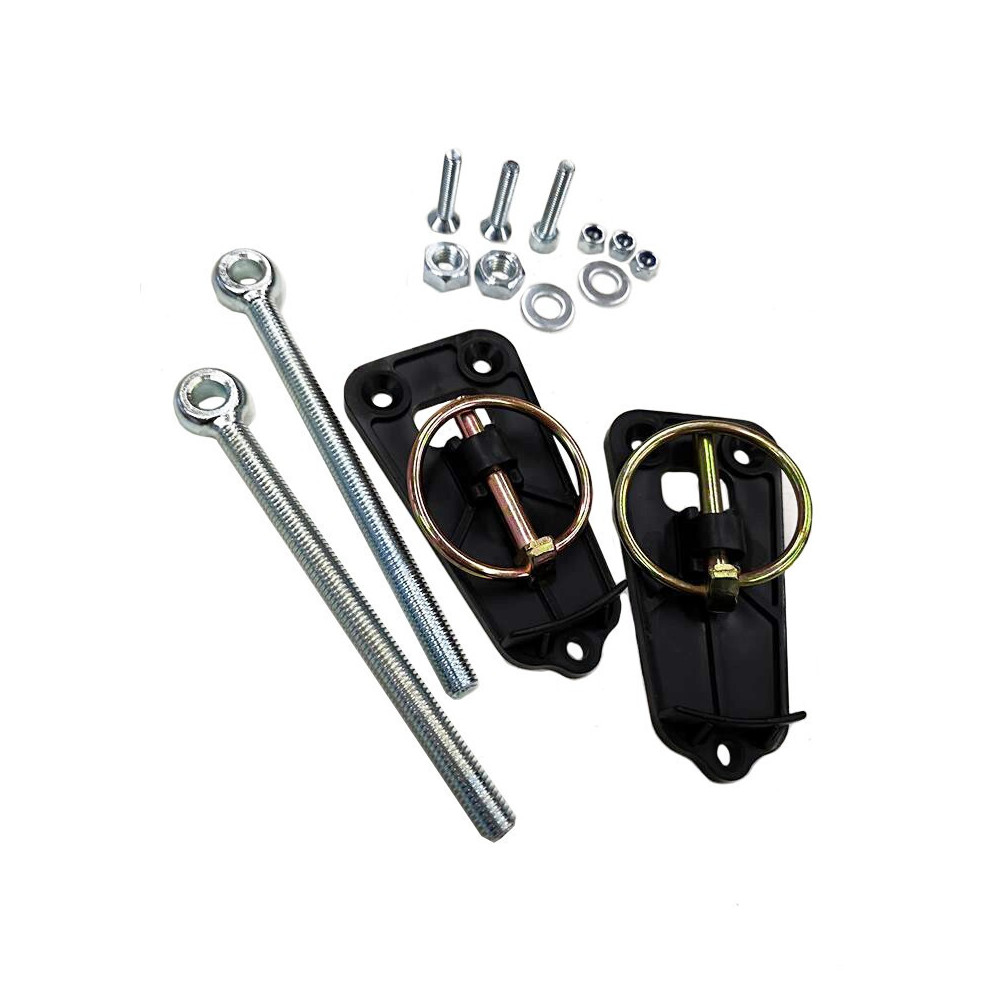Chiusure rapide cofano nere quick release