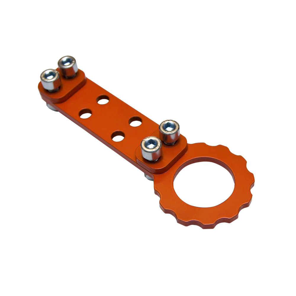 Gancio traino universale S355 rosso 6 mm