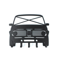 Portachiavi da parete BMW E30 in metallo, nero