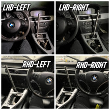 Configurazioni di installazione LHD e RHD su BMW E9X