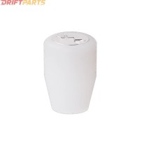 Pomo corto blanco de teflón M20x1,5