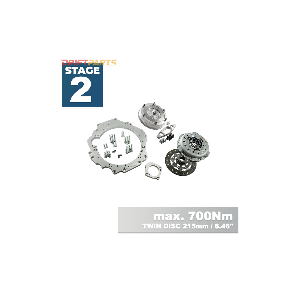 STAGE 2 Ford Barra BMW N54 215mm 8 46