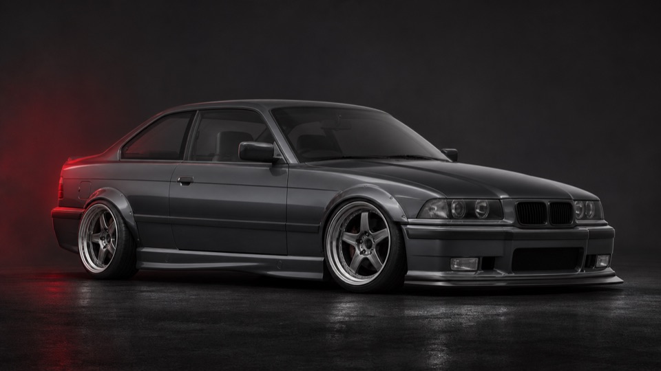BMW Serie 3 E36 preparata per il drift